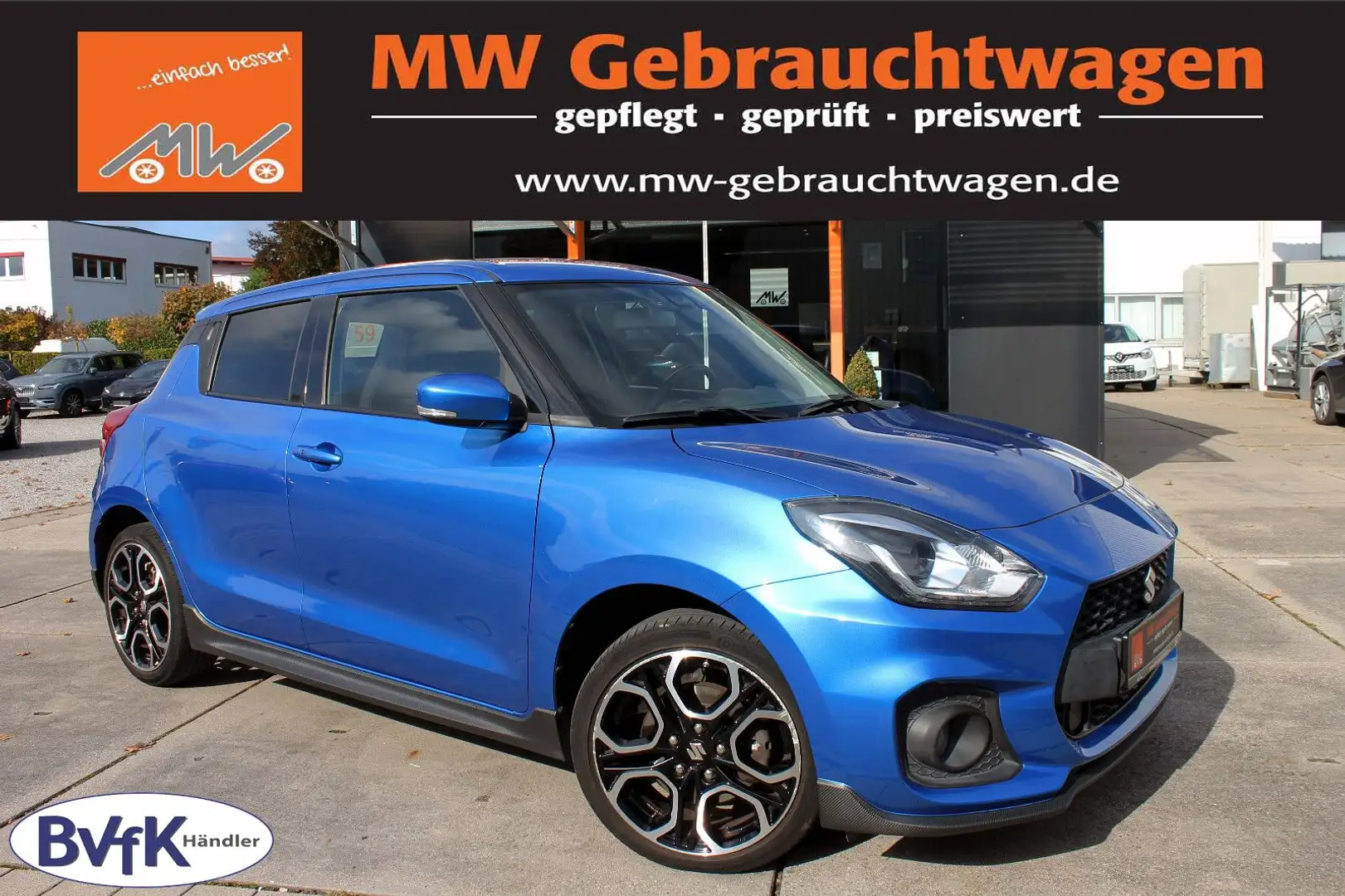 Suzuki Swift Sport 1.4 Boosterjet ACC KAM SHZ LED NAV Blau - 1