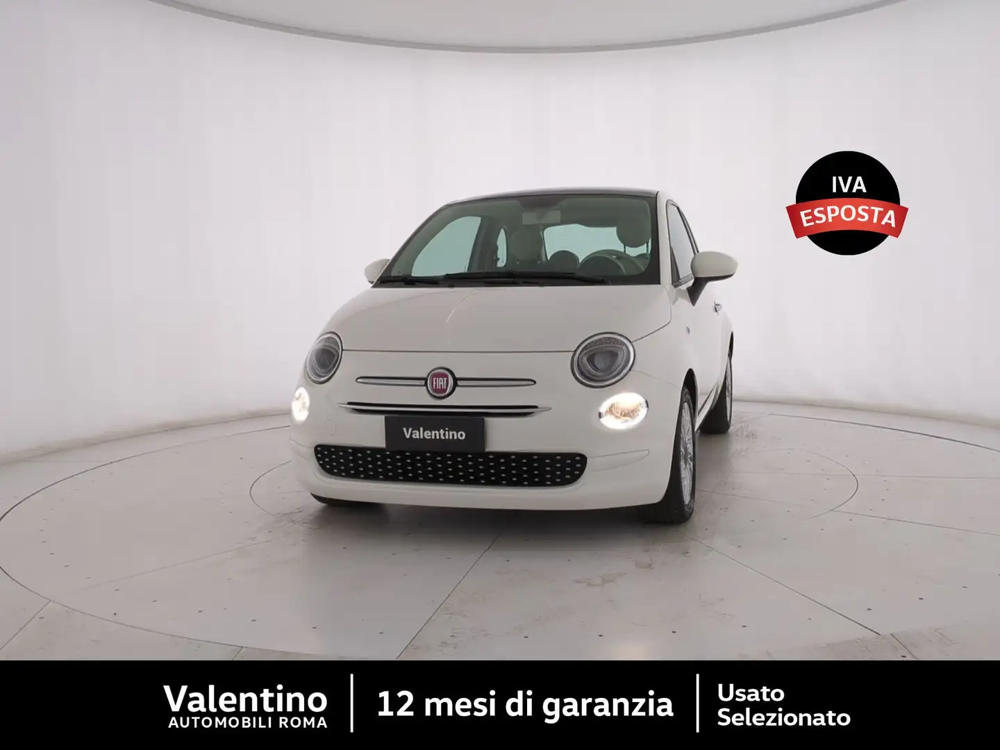 Fiat 500 1.0 Hybrid Lounge White - 1