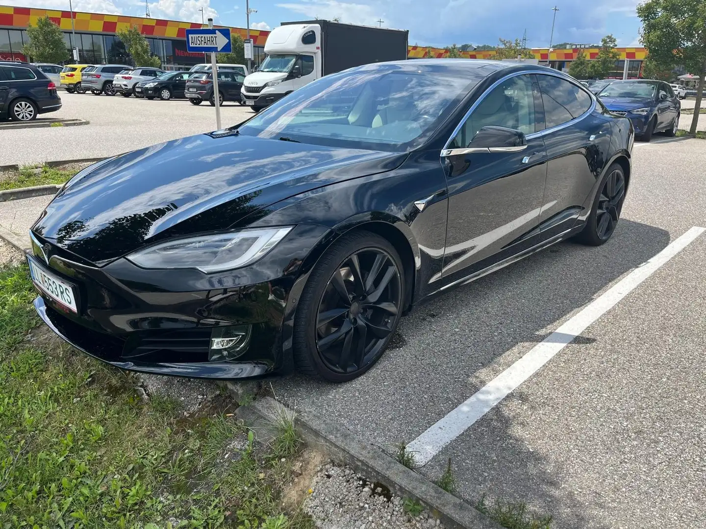 Tesla Model S Model S 75D Allrad Free Supercharging (FSC) Schwarz - 1