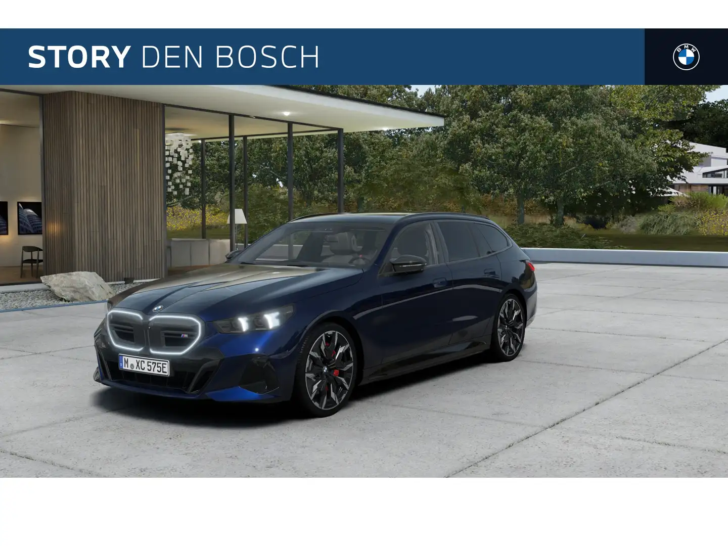 BMW i5 Touring M60 xDrive / Panoramadak / Trekhaak / Bow Blauw - 1