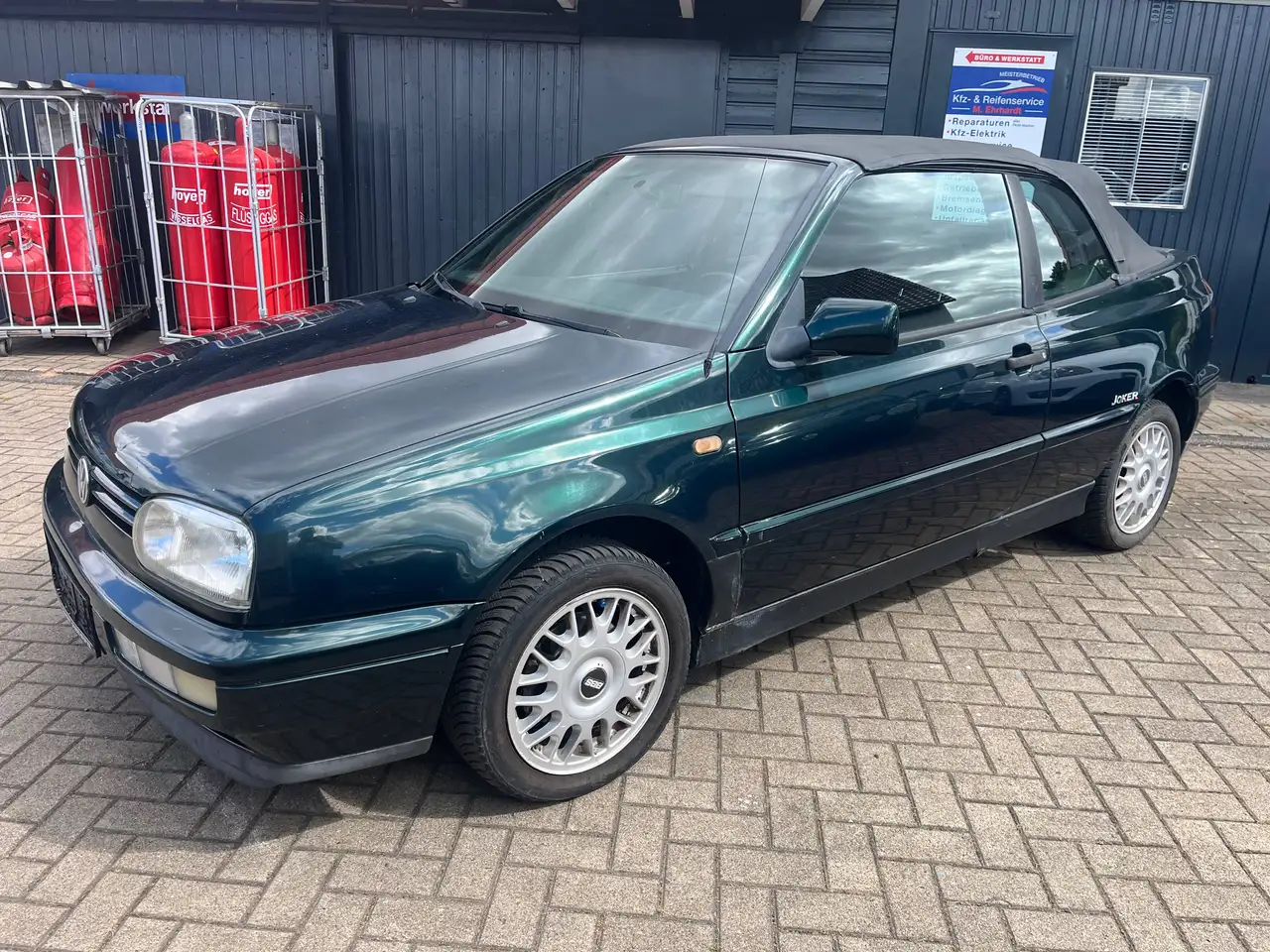 Volkswagen Golf Cabriolet 1.6i Joker, 101 PS, Aluräder, TÜV-fällig, voll fahrbereit, foto 1