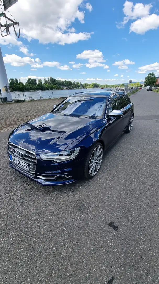 Audi S6 Avant Modrá - 1