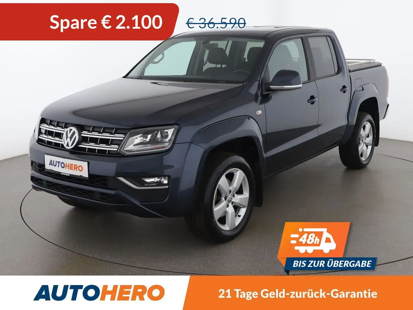 Volkswagen Amarok 3.0 V6 TDI Highline DoubleCab 4Motion Aut. *CAM* Modrá - 1