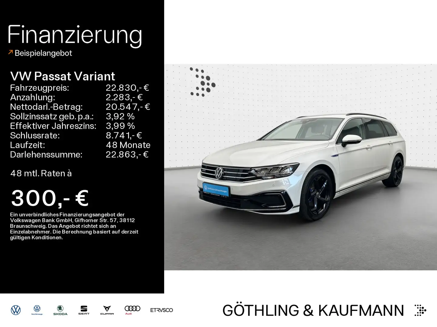 Volkswagen Passat Variant GTE eHybrid 160kW*NAVI*KAM*VIRTUA Wit - 1