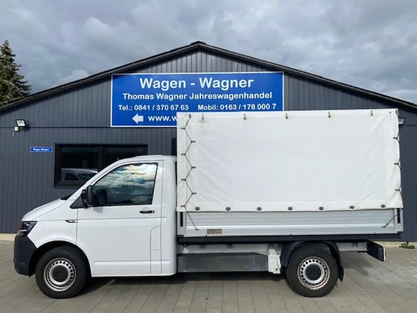 Volkswagen T6 Pritsche/Plane 2.0 TDI 75KW 102PS Klima AHK Weiß - 1