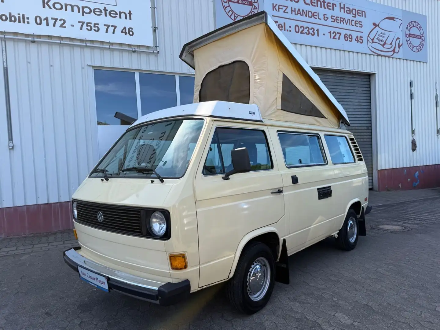 Volkswagen T3 Multivan T3 Westfalia/Faltdach/AHK/H-Kennzeichen/Camper Beige - 2