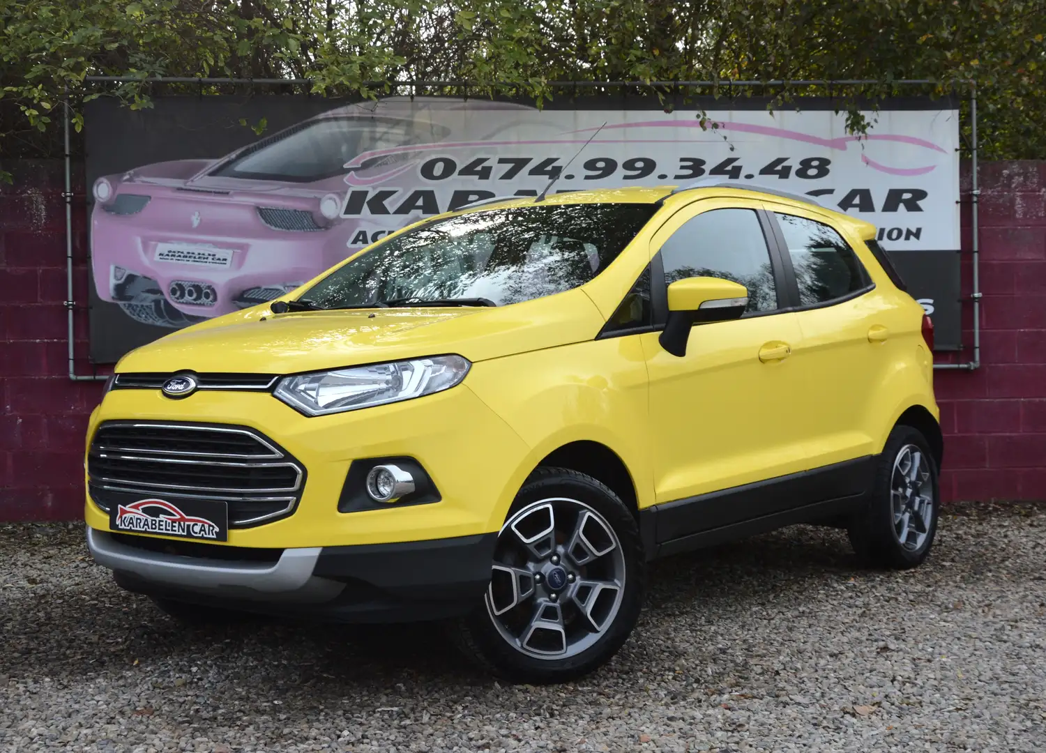 Ford EcoSport 1.0EcoBoost 4x2 Titanium 79.892KM IMPECCABLE GAR Jaune - 1