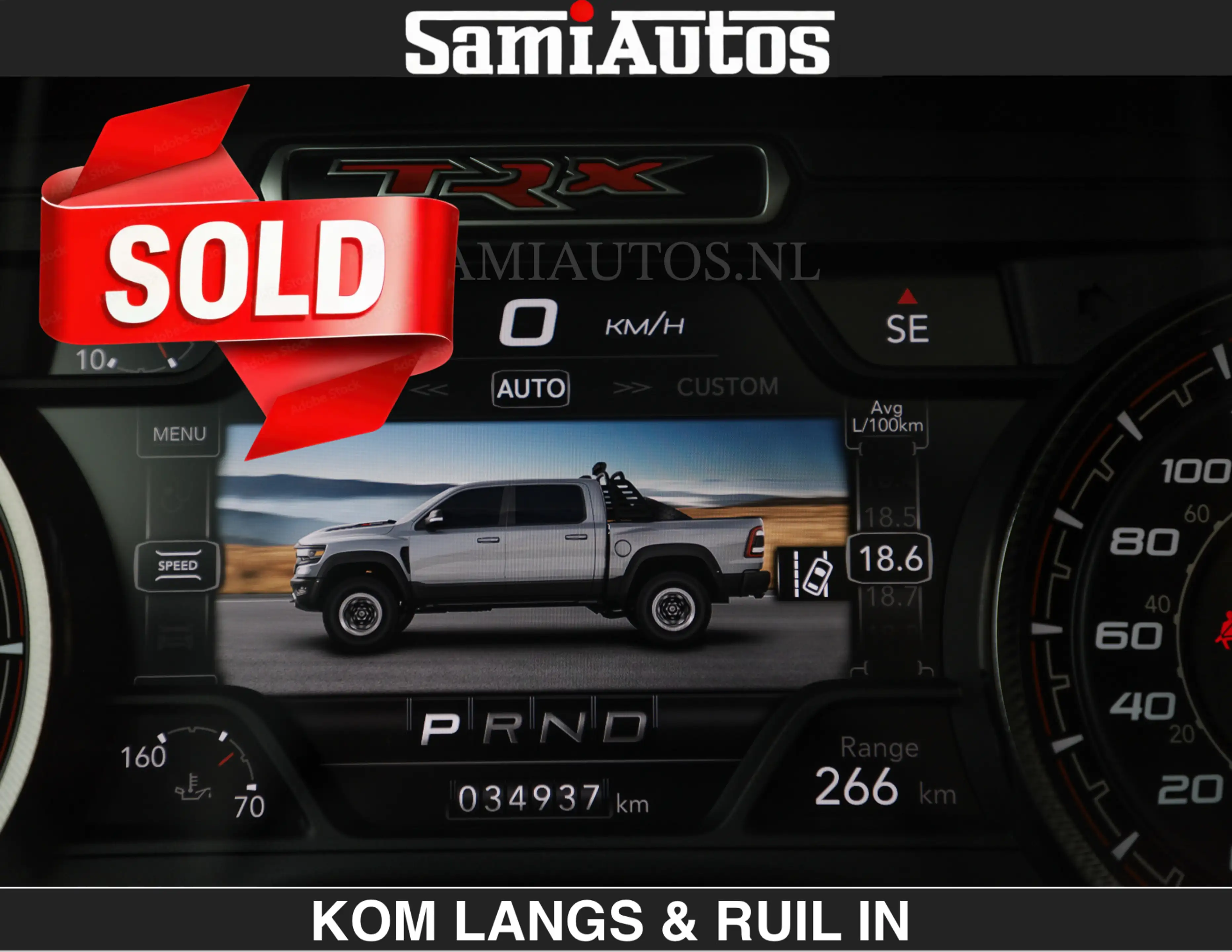 Dodge RAM TRX HELLCAT 712 PK 6.2 V8 | €109950,- excl | BLACK — photo 47