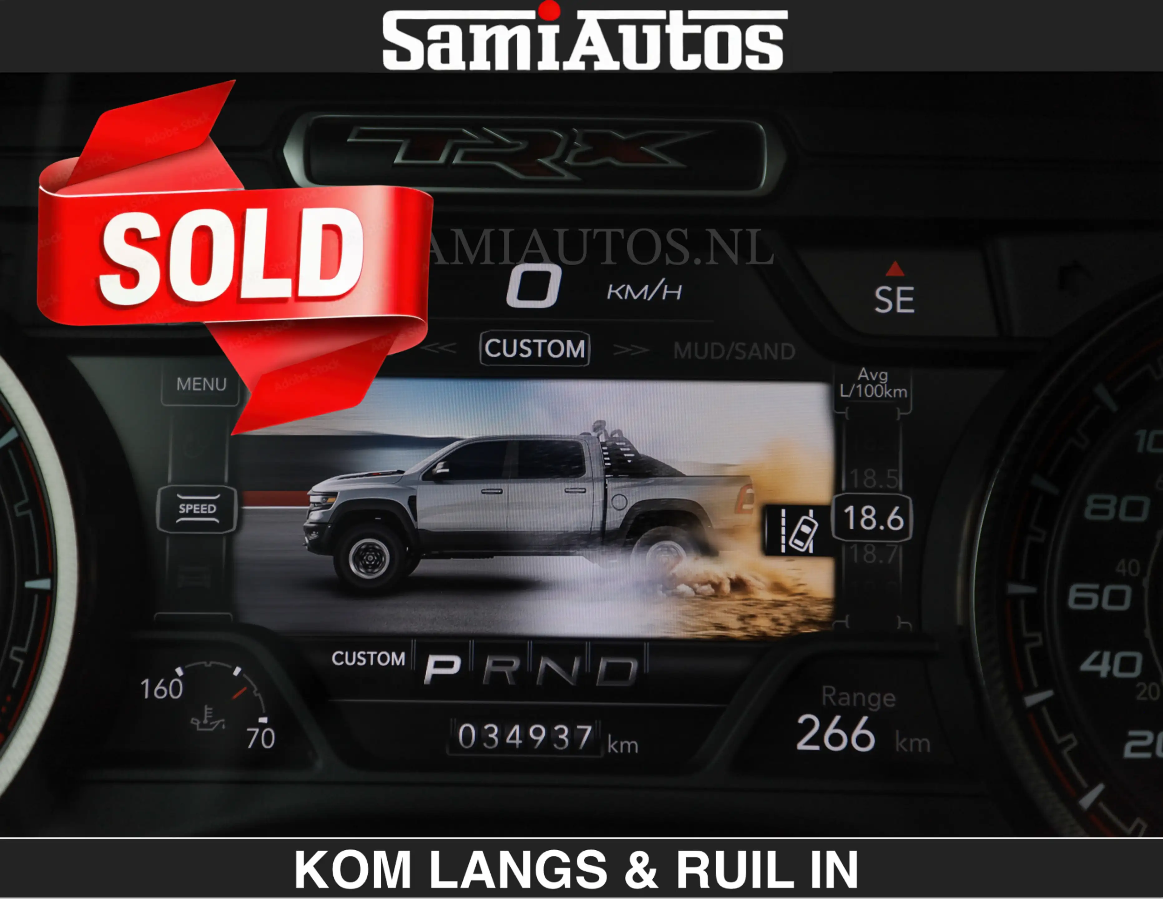 Dodge RAM TRX HELLCAT 712 PK 6.2 V8 | €109950,- excl | BLACK — photo 50