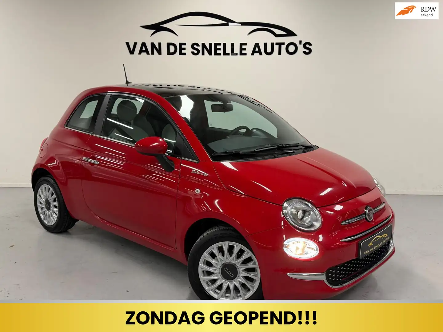 Fiat 500 1.0 Hybrid Dolcevita 12MNDNGARANTIE/GROTEBEURT/NIE - 1
