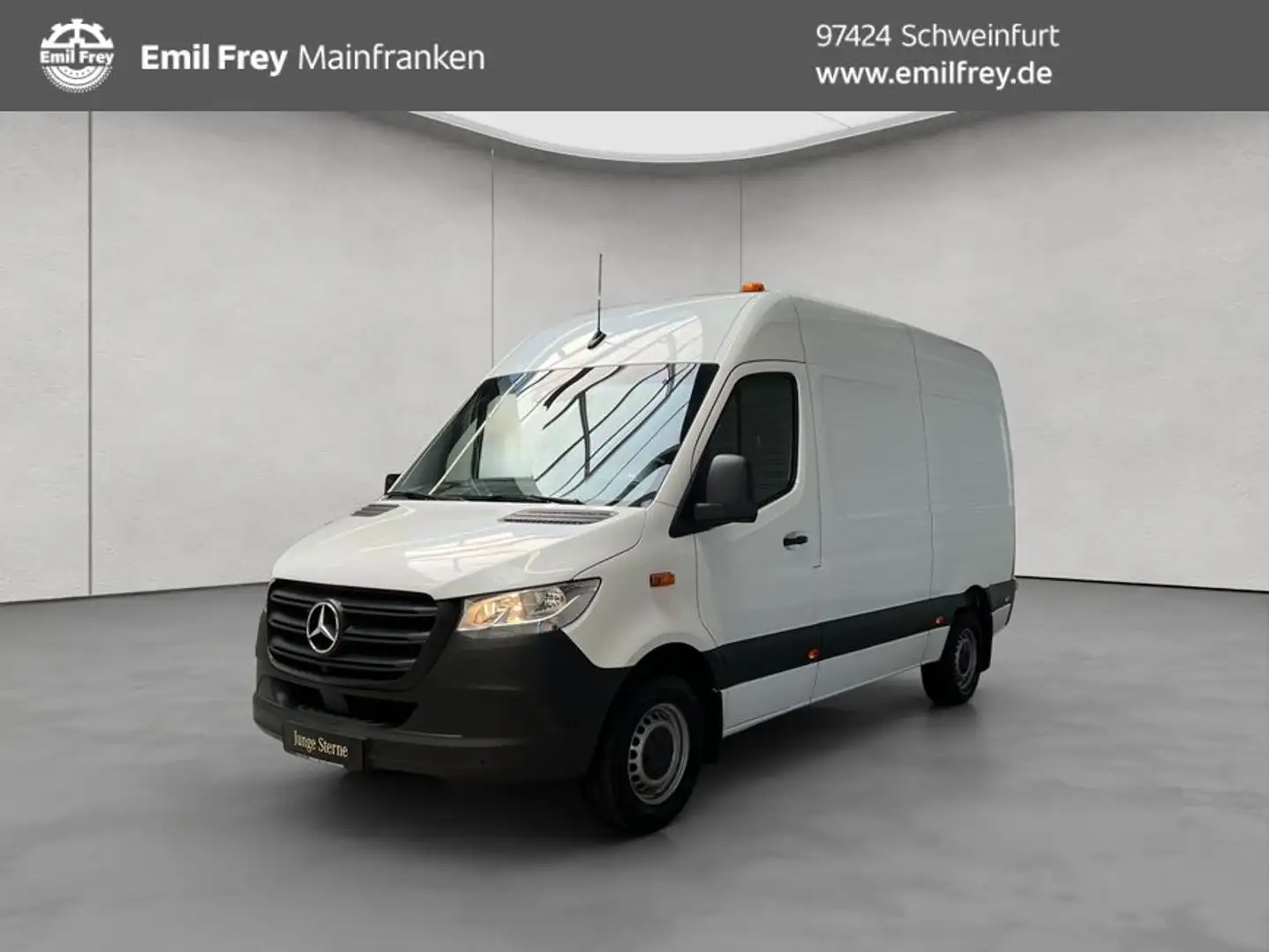 Mercedes-Benz 319 CDI  V6 Sprinter L2H2 7G, MBUX, Navi, AHK, Par Blanc - 1