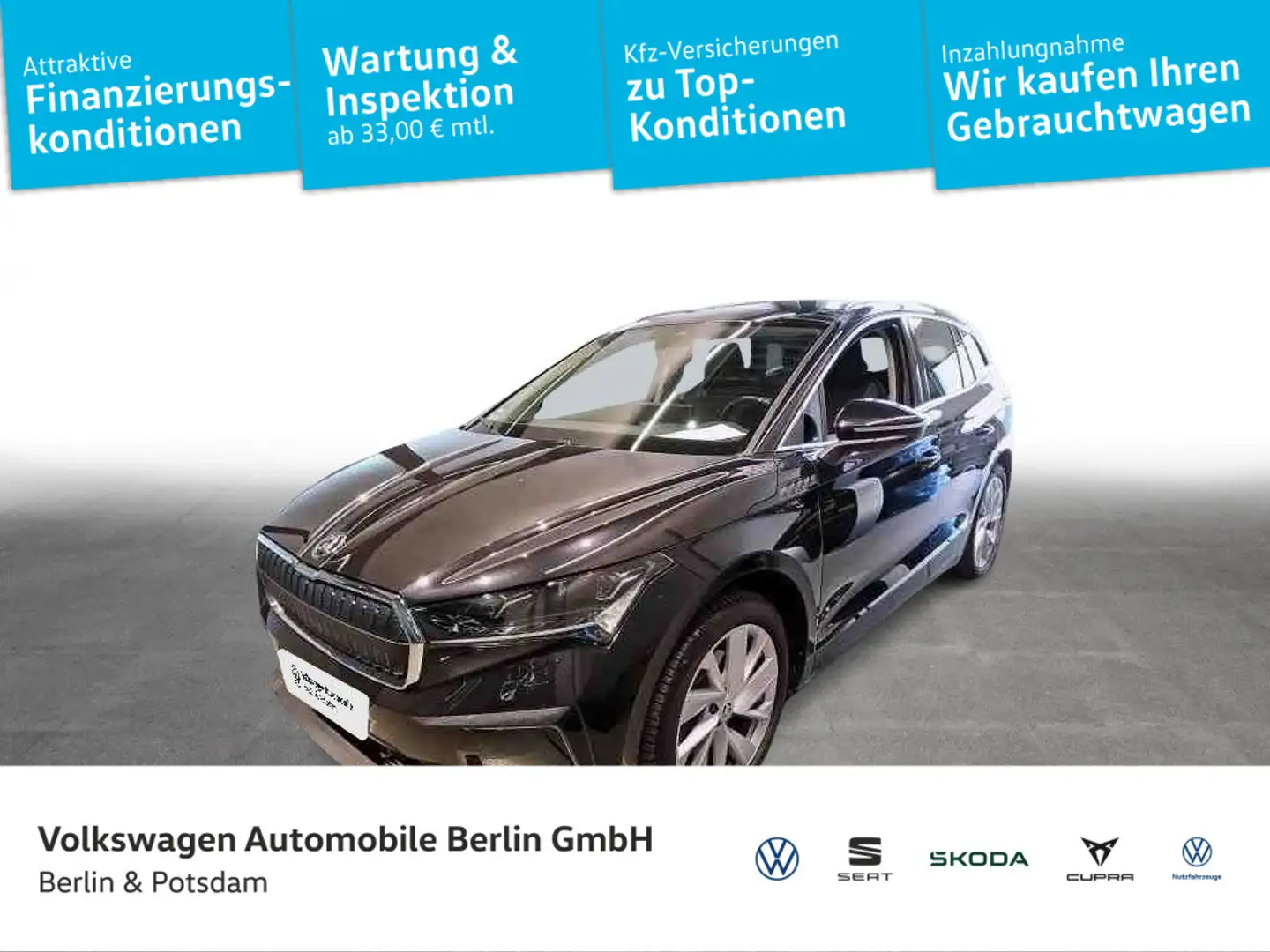 Skoda Enyaq iV 60 Loft Navi Kamera Sitzhzg LED W-Pumpe Schwarz - 1