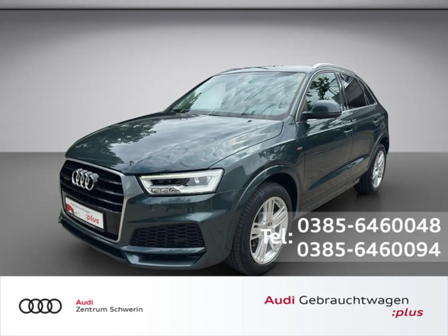 Audi Q3 2.0 TDI quattro sport S-tronic NAVI LED Vert - 1