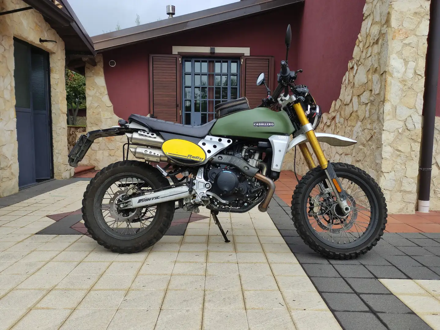 Fantic Caballero 500 rally Zelená - 1