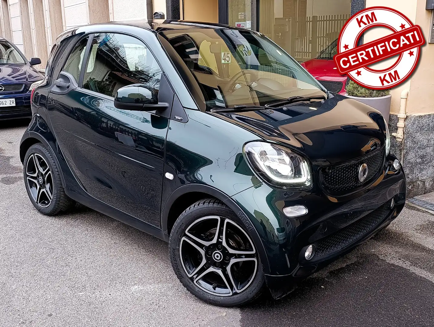 smart forTwo 0.9 Prime 90cv twinamic my18 colore British Green Grün - 1