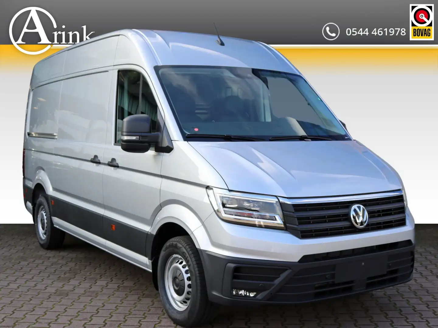 Volkswagen Crafter 35 2.0 Tdi L3H3 Highline 177Pk DSG-8 LED NAVI CRUI Gümüş rengi - 1