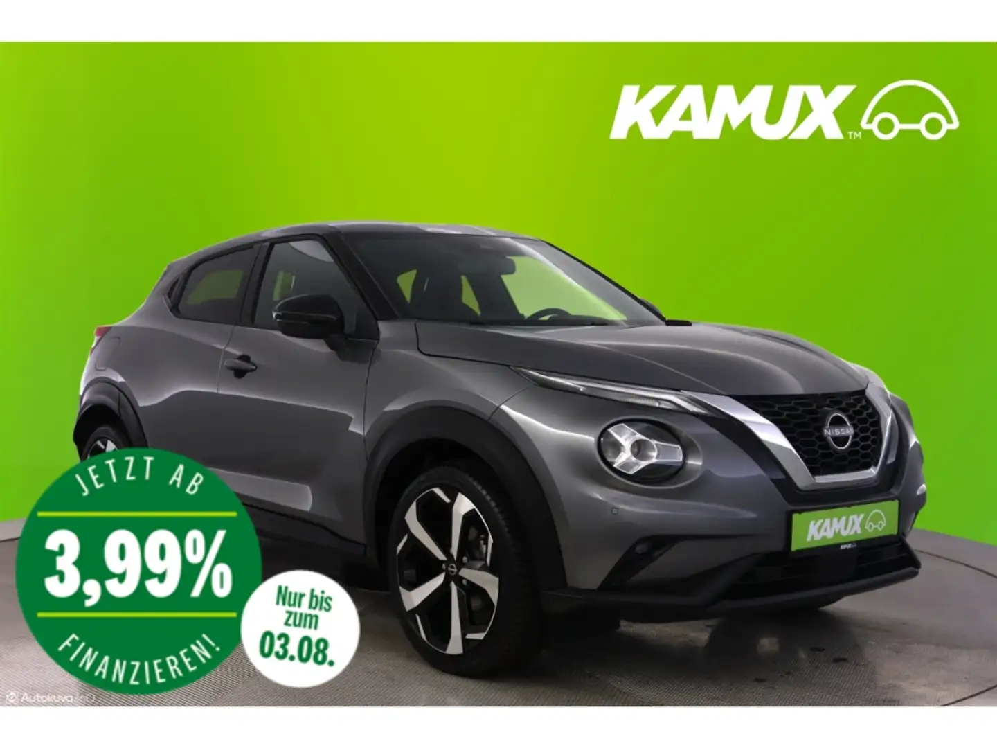 Nissan Juke 1.0DIG-T Aut.Tekna+LED+NAVI+BOSE+KAMERA Grey - 1