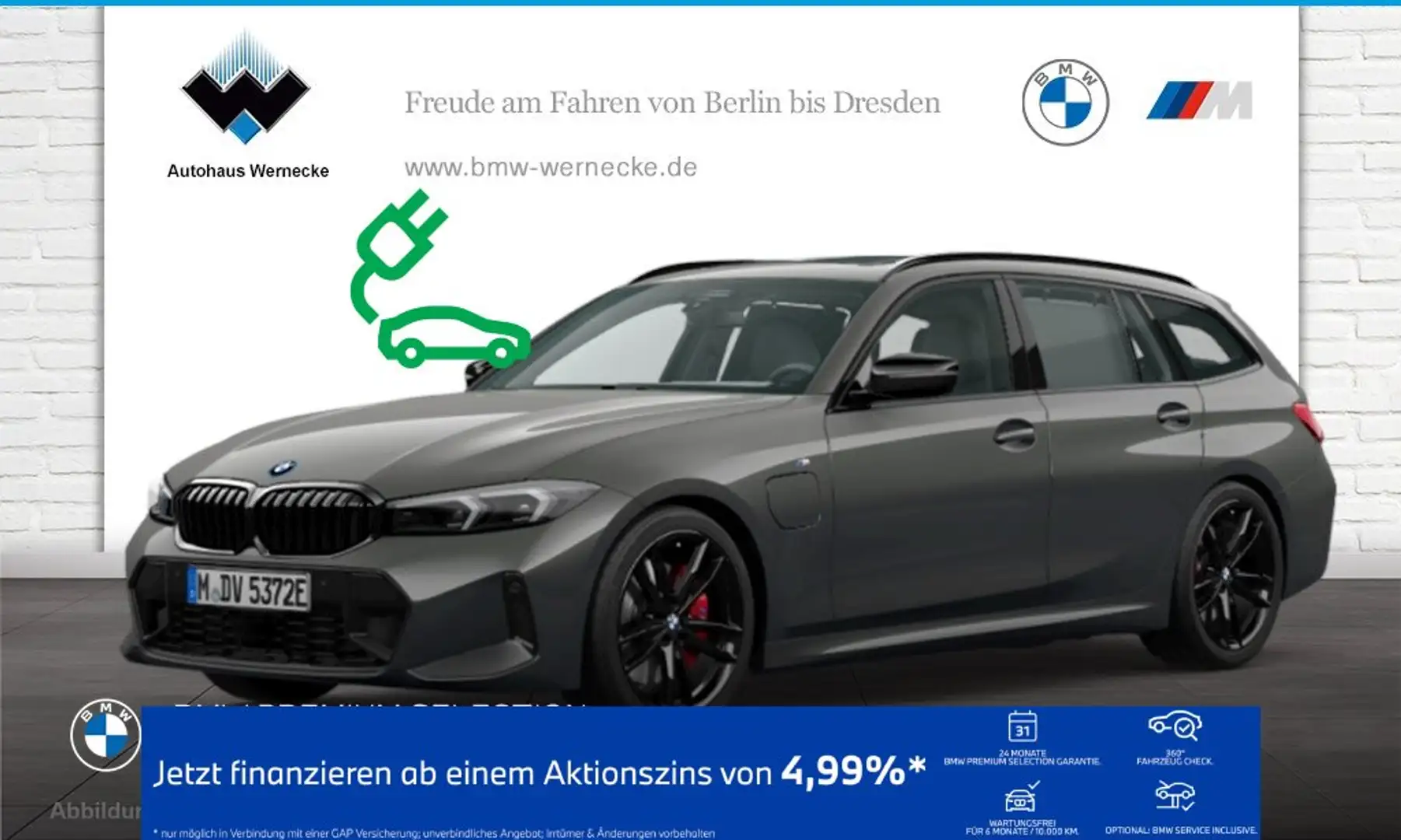 BMW 330 e xDrive Touring M Sportpaket HK HiFi DAB Grau - 1