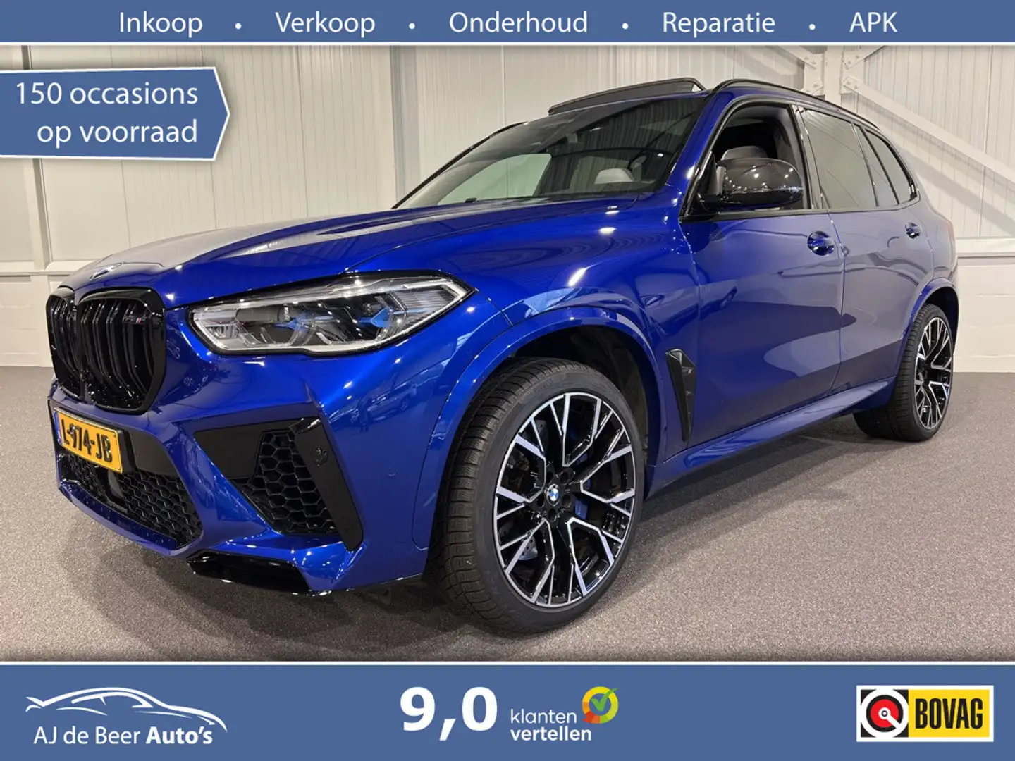 BMW X5 M Competition 626 PK | Laser | Panorama | Bowers&Wil Blauw - 1