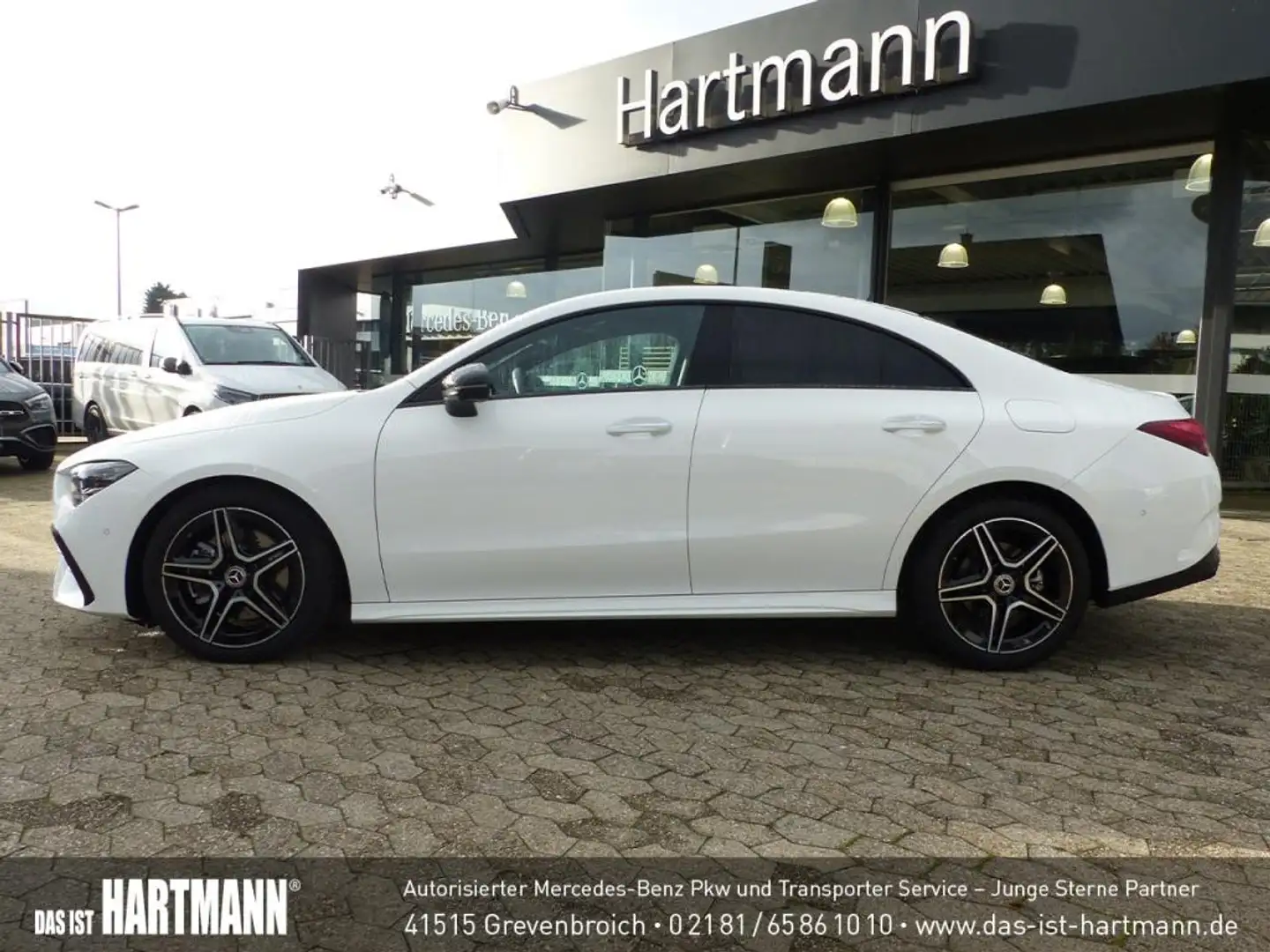 Mercedes-Benz CLA 200 Coupé AMG PLUS+NIGHT+PANO+360°-KAM+TOTWI Blanc - 2