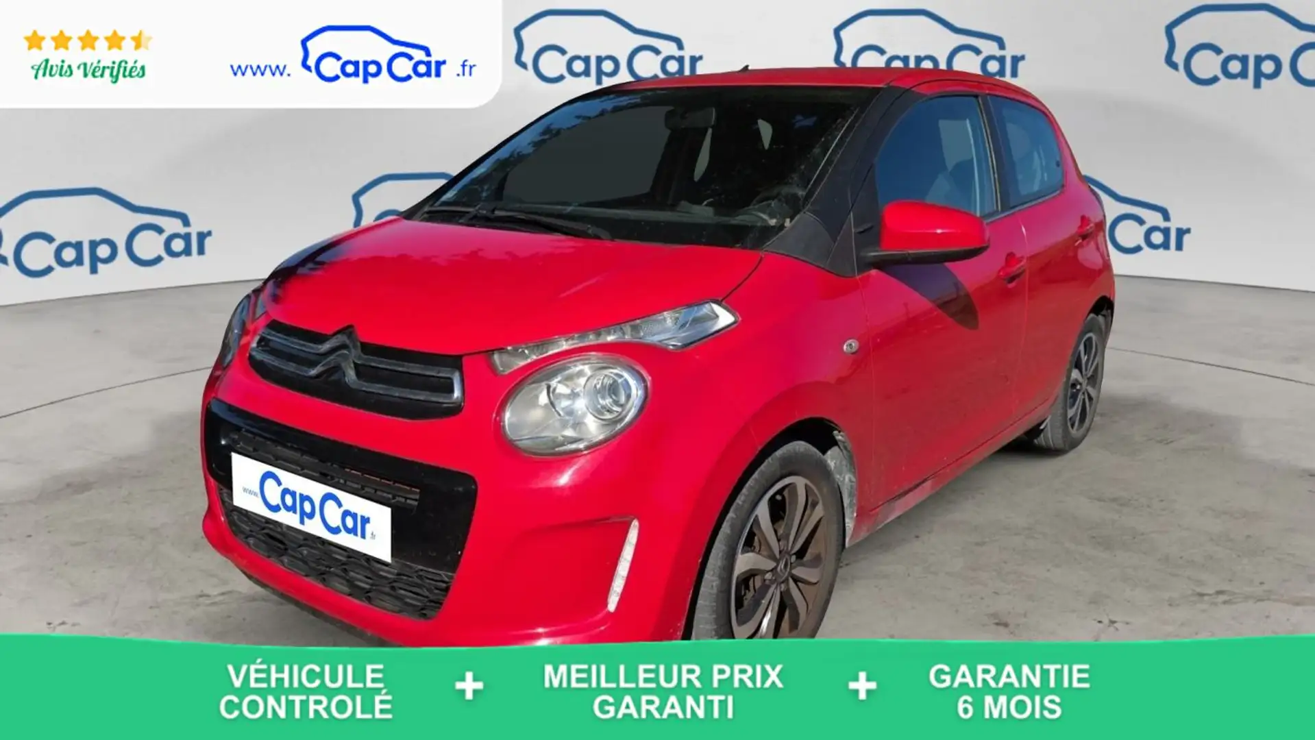 Citroen C1 1.0 VTi 68 Shine Rouge - 1