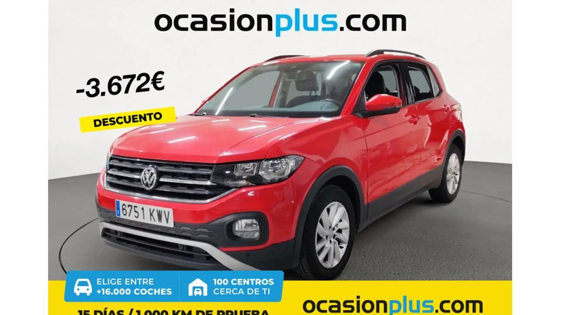 Volkswagen T-Cross 1.0 TSI Advance 85kW Rojo - 1