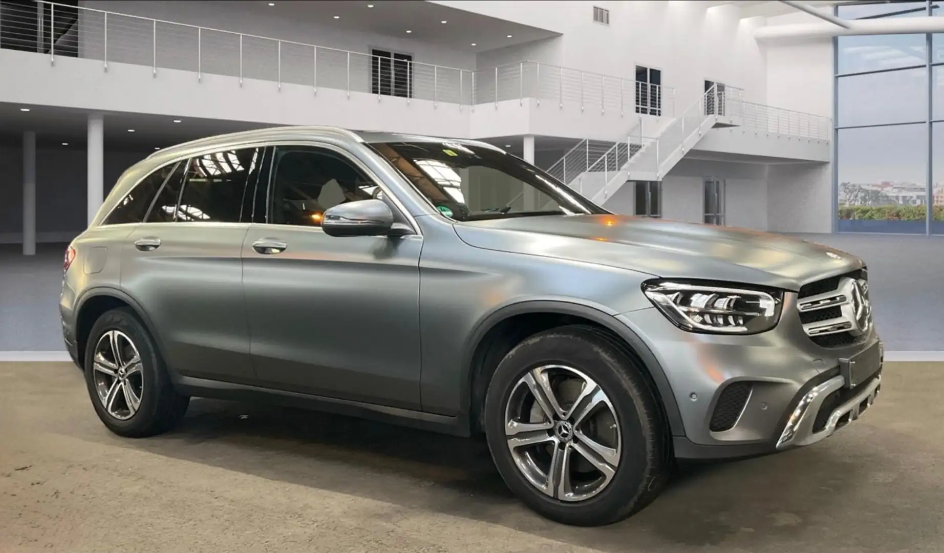 Mercedes-Benz GLC 300 GLC300d 4Matic 9G-TR-MAGNO MATT-WIDESCREEN-AHK- Grau - 2