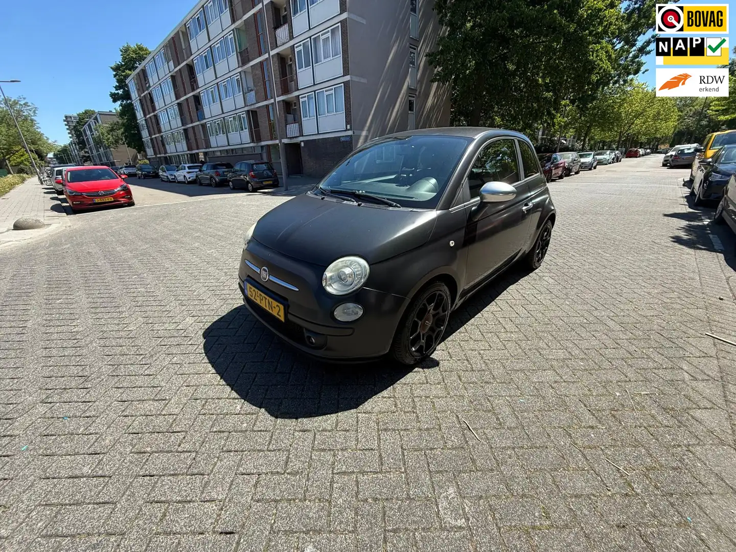 Fiat 500 0.9 TwinAir Blackjack Negro - 1