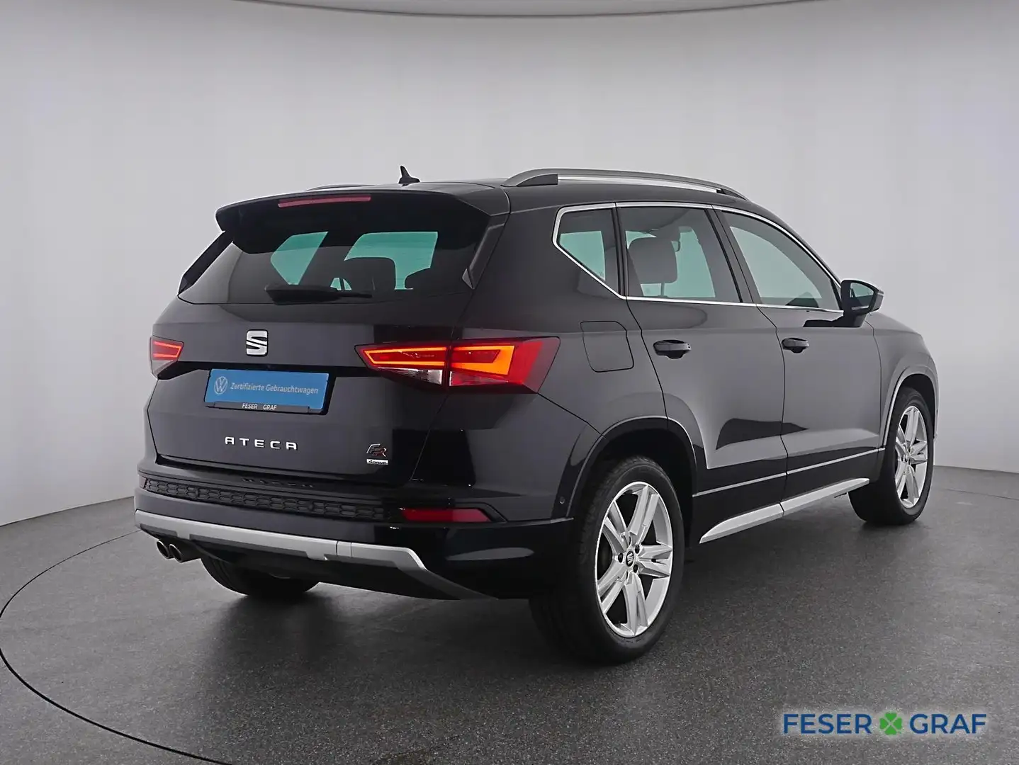 SEAT Ateca FR 2.0 TSI DSG Navi Pano LED StandHz Noir - 2