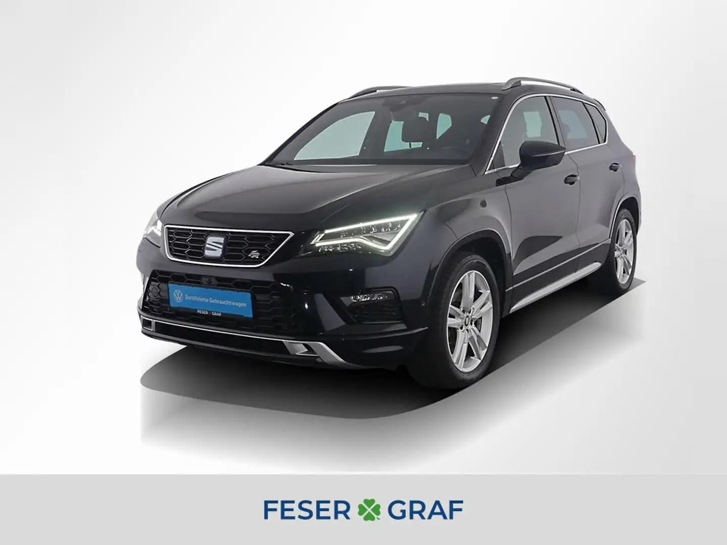 SEAT Ateca FR 2.0 TSI DSG Navi Pano LED StandHz Schwarz - 1