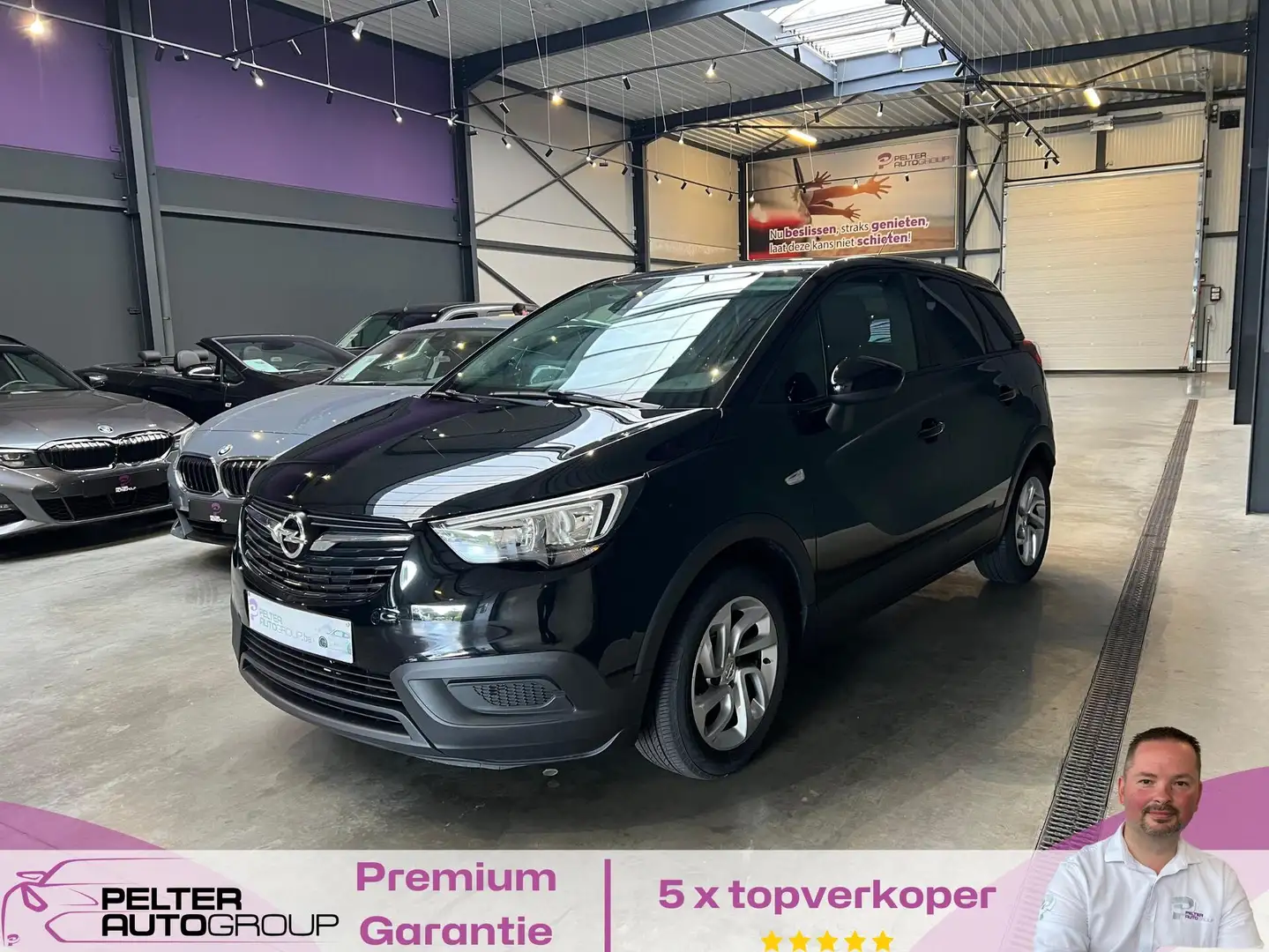 Opel Crossland X 1.2 Turbo GPS CarPlay Camera Noir - 1