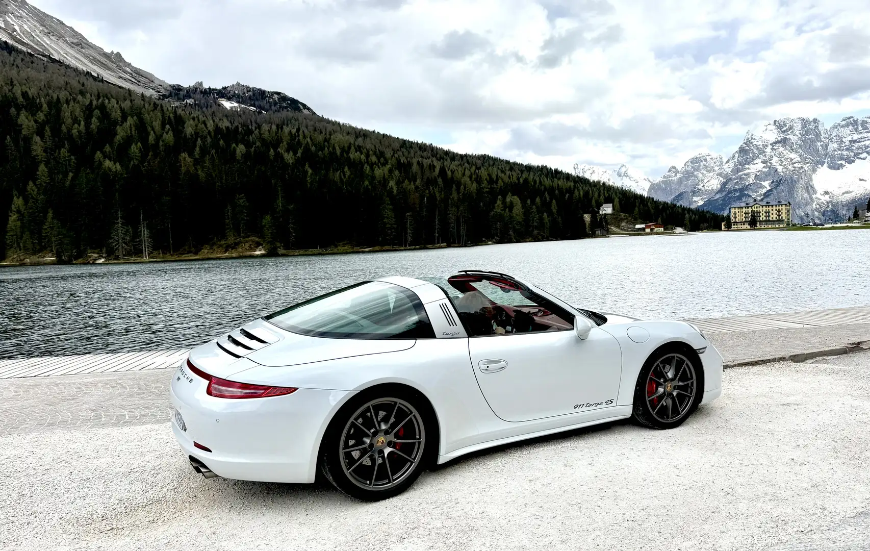 Porsche 991 TARGA 4S EXCLUSIVE MEGA FULL / 38000KM Bianco - 2