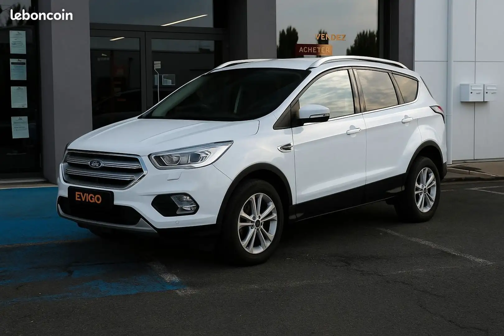 Ford Kuga ii 1.5 scti ecoboost 4x2 120 cv Blanc - 1