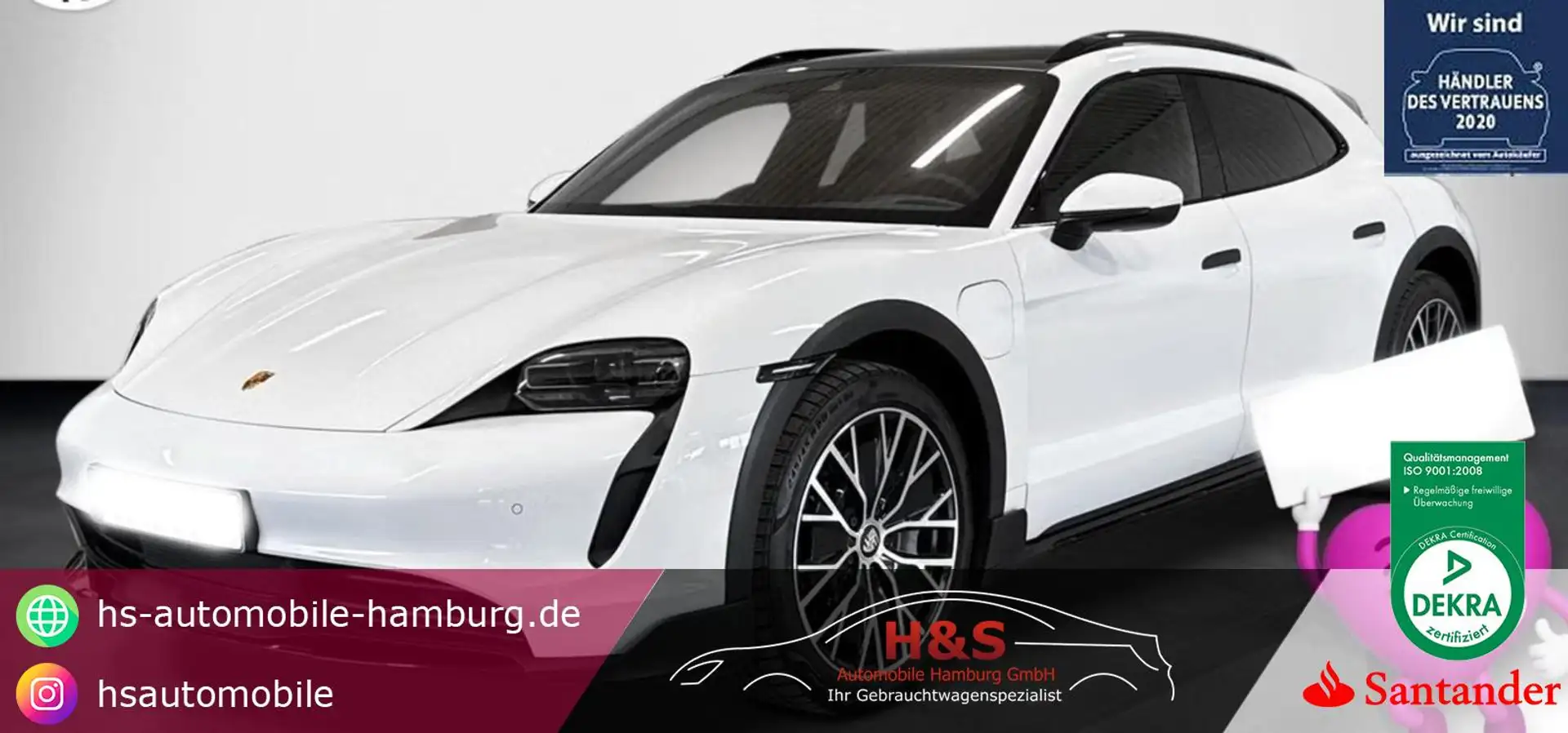 Porsche Taycan Cross Turismo 4 Weiß - 1