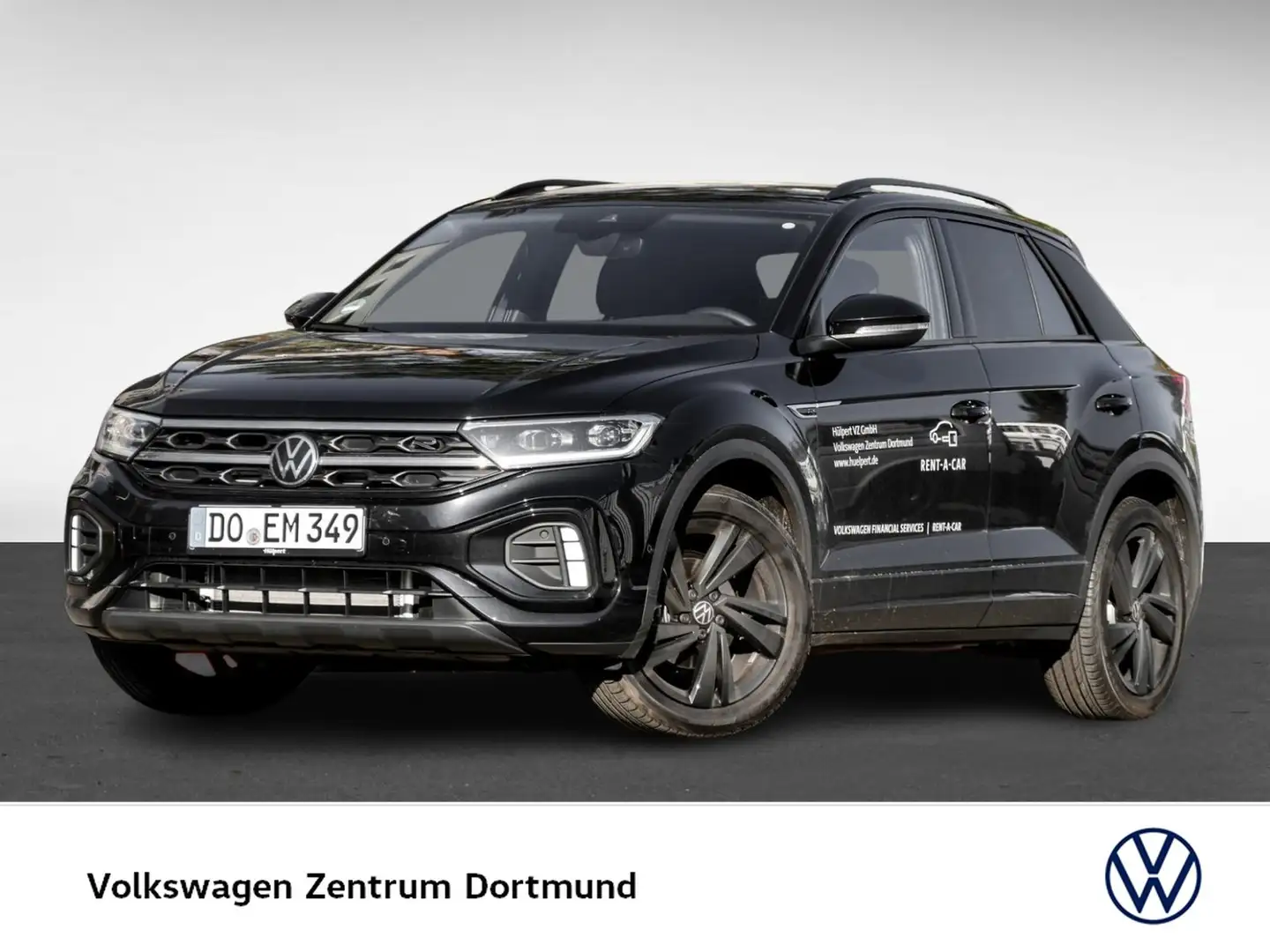 Volkswagen T-Roc 1.5 R-LINE BLACKSTYLE AHK CAM ACC LM18 NAVI Zwart - 1