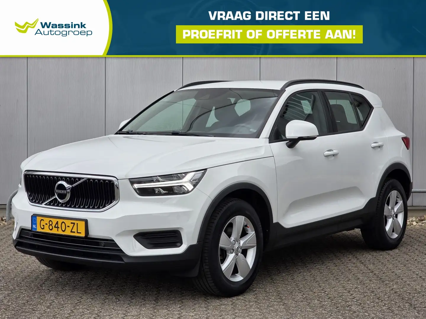 Volvo XC40 T3 163pk Automaat | Bluetooth | Carplay/Android Au Wit - 1