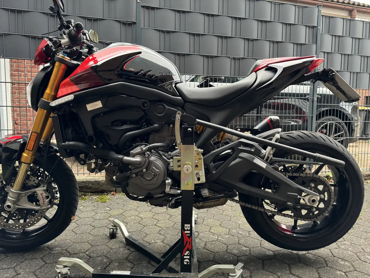 Ducati Monster 937 SP Öhlins, sehr gepflegt Rot - 1