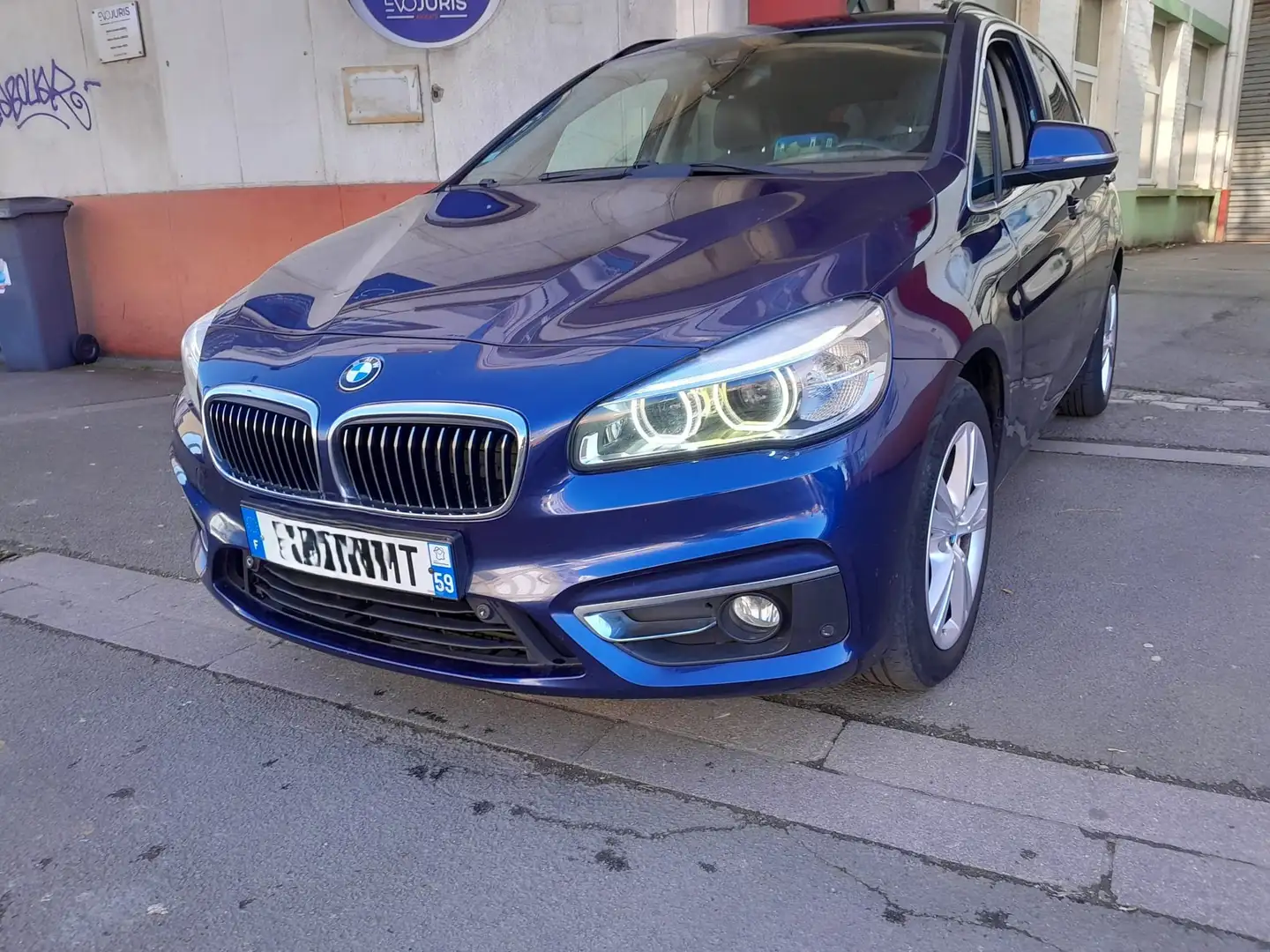 BMW 218 Gran Tourer 218d 150 ch Business Bleu - 2