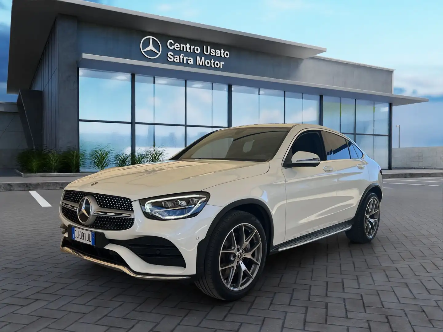 Mercedes-Benz GLC 220 GLC 220 d 4Matic Coupé Premium Weiß - 1