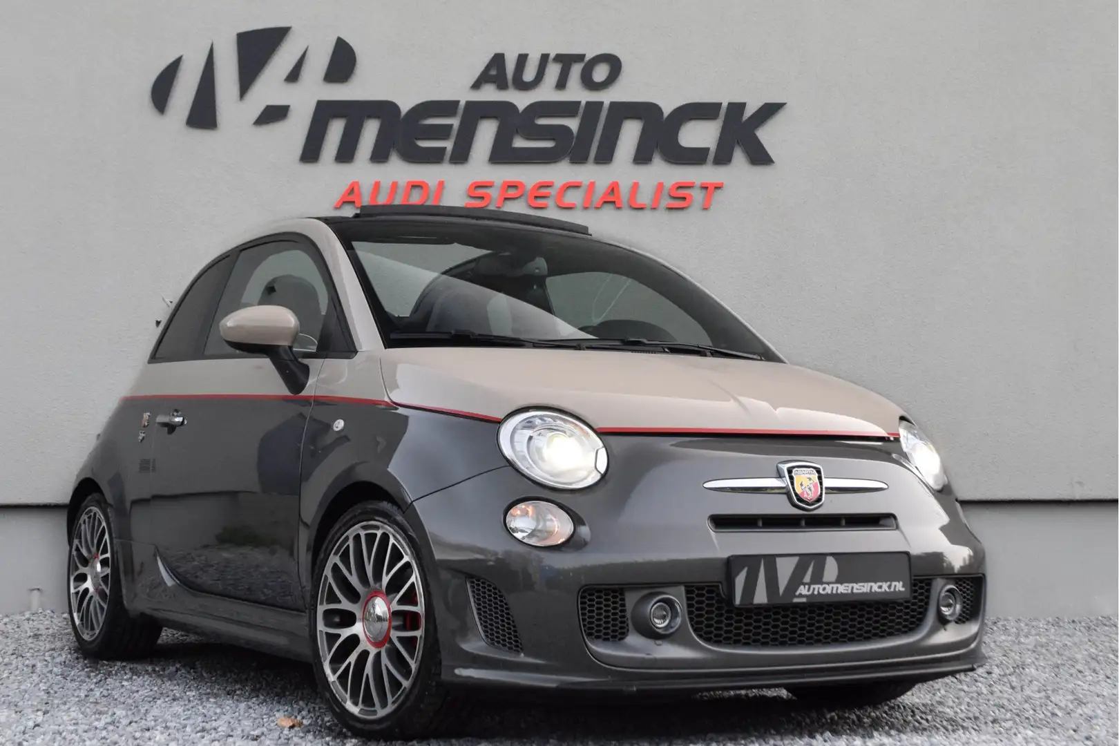 Fiat 500C Abarth 1.4 T-Jet Turismo Gris - 1