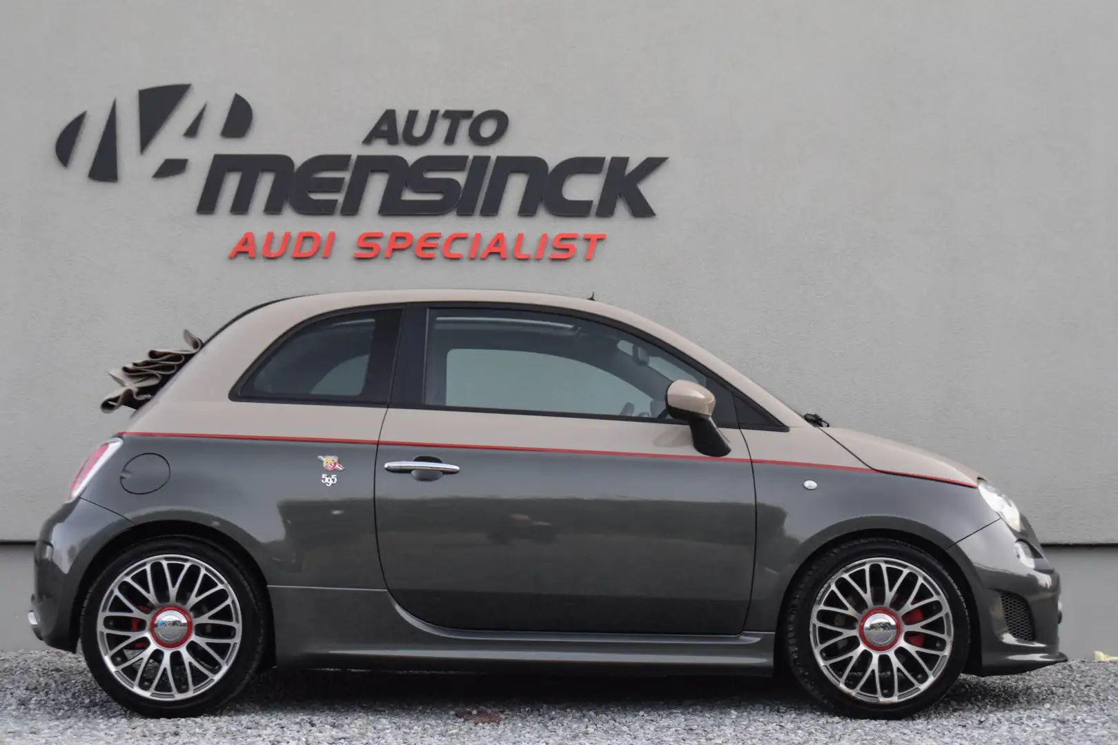 Fiat 500C Abarth 1.4 T-Jet Turismo Gris - 2