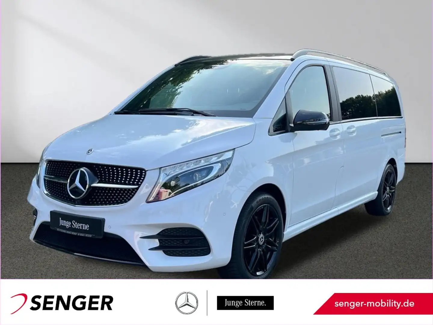 Mercedes-Benz V 300 d Edition Avantgarde lang AMG AIRMATIC Pano Blanc - 1