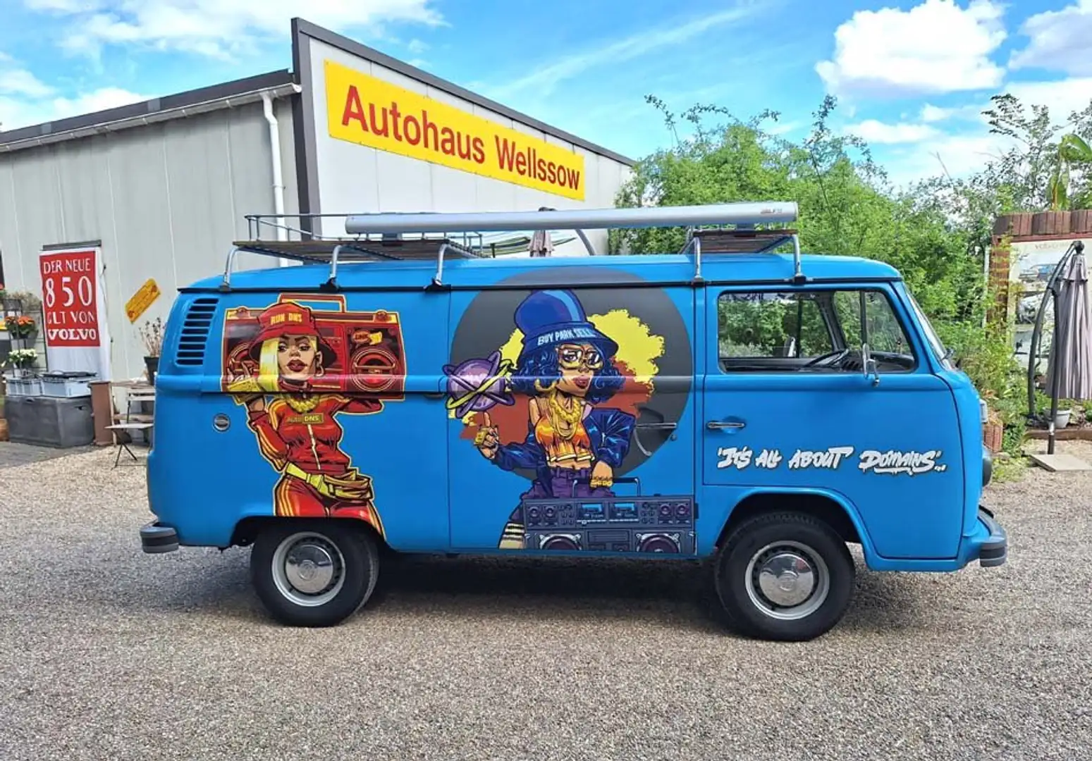 Oldtimer Volkswagen T2 sehr guter Zustand TÜV NEU + H-Kenzeichen Bleu - 1