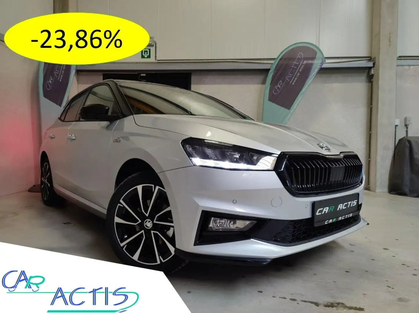 Skoda Fabia 1.0 TSI Monte Carlo - CAMERA - KESSY - SIE.CH -17" Grijs - 1