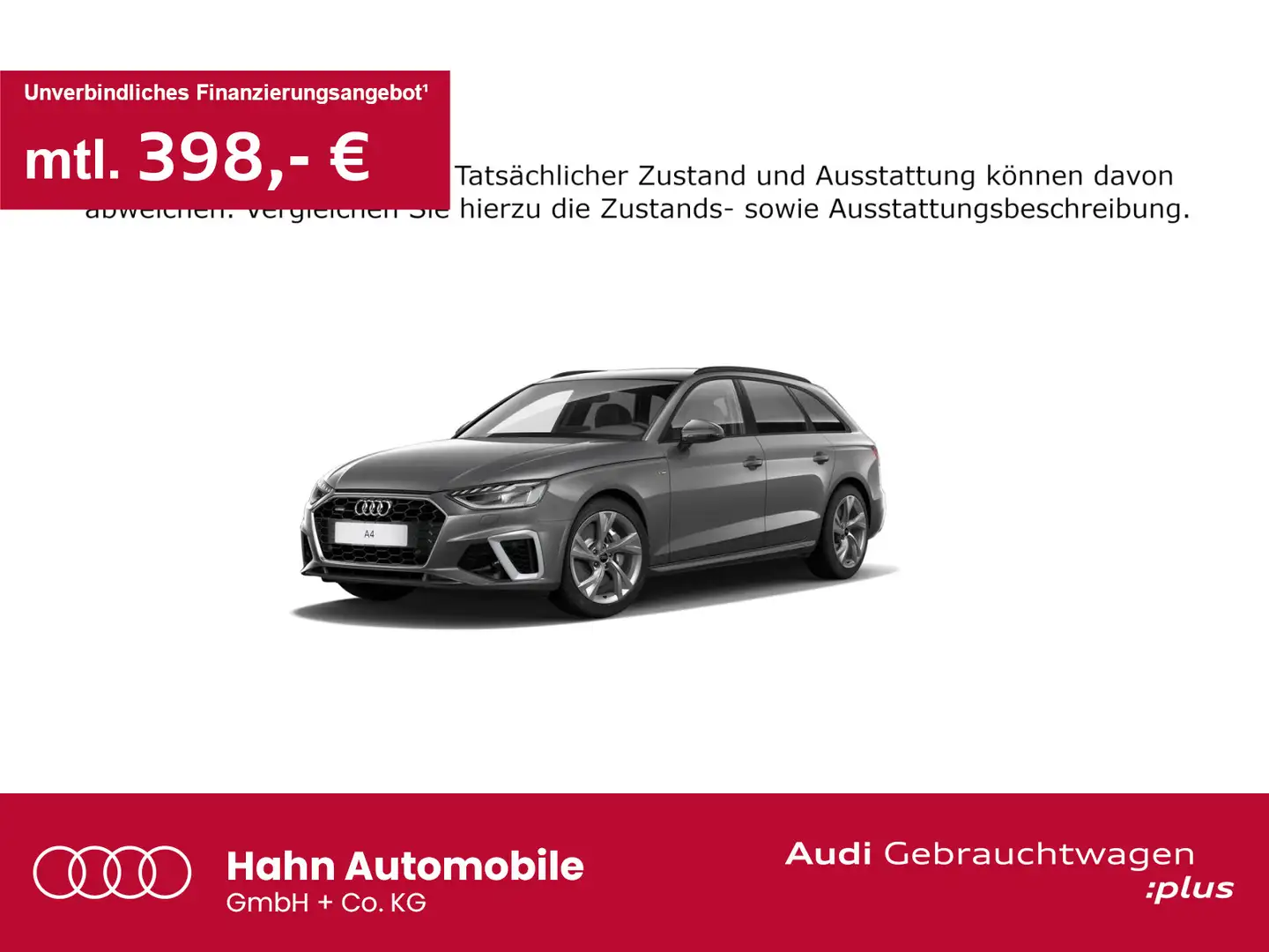 Audi A4 50 TDI quattro S line AHK Matrix HUD Ma Grau - 1