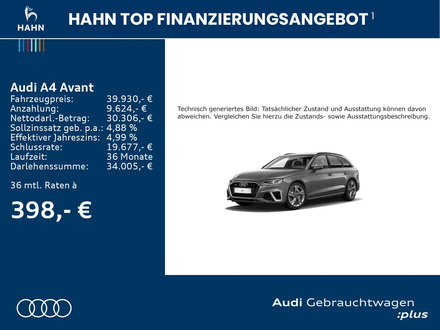 Audi A4 50 TDI quattro S line AHK Matrix HUD Ma Grau - 2