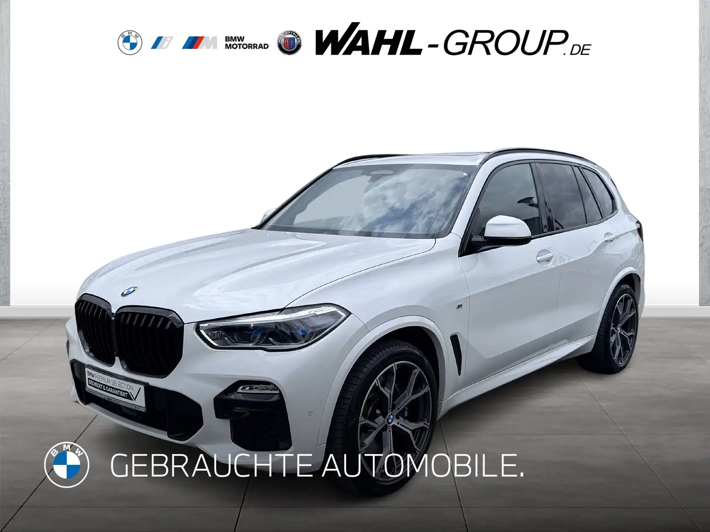 BMW X5 xDrive40i M Sport AHK Panorama Laser HeadUp Glasap Weiß - 1
