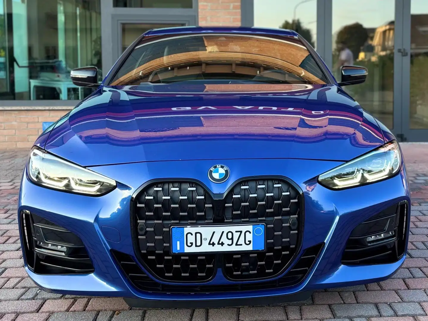 BMW 420 d Coupe mhev xdrive Msport Bleu - 2