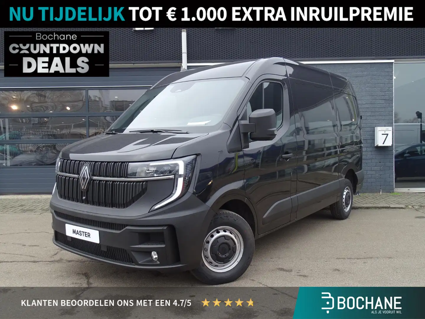 Renault Master T35 2.0 dCi 130 L2H2 Advance METALLIC LAK / APPLE Zwart - 1