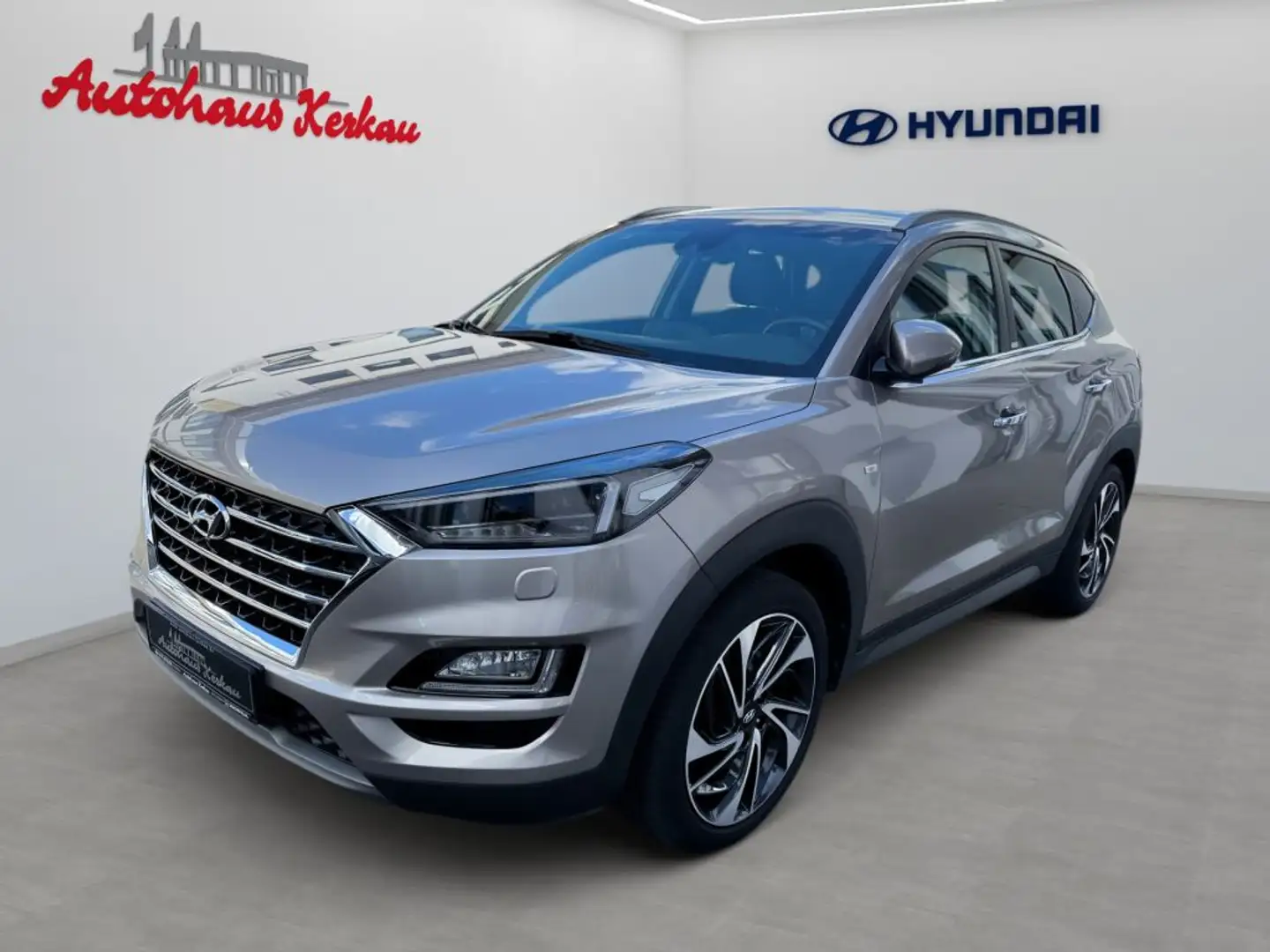 Hyundai TUCSON blue 2.0 CRDi 4WD Aut. PremiumLED+LEDER+ASCC Blanco - 1